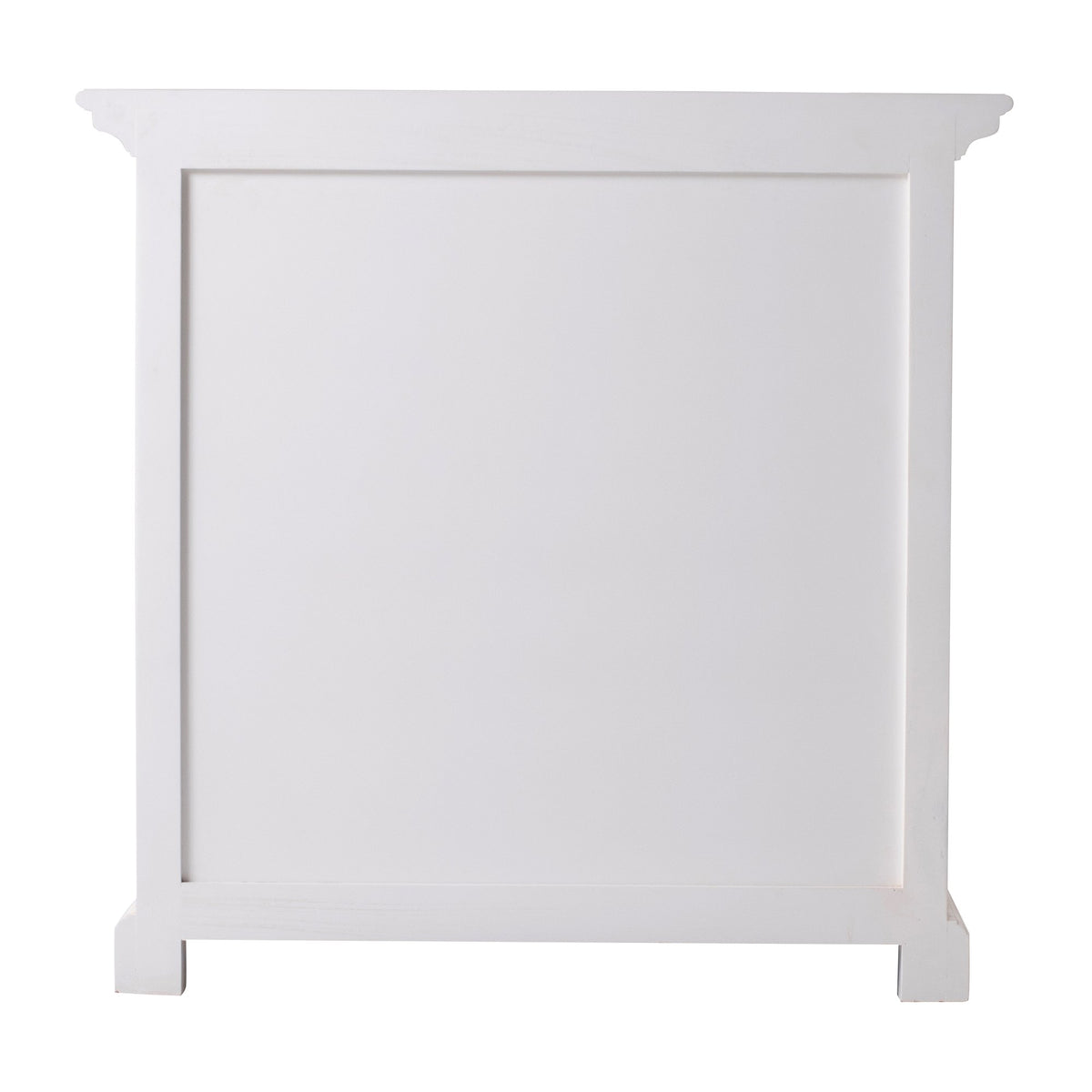 NovaSolo Halifax Bedside Table with Shelves, Classic White – view 6