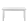NovaSolo Halifax Dining Extension Table Dining Table, Classic White