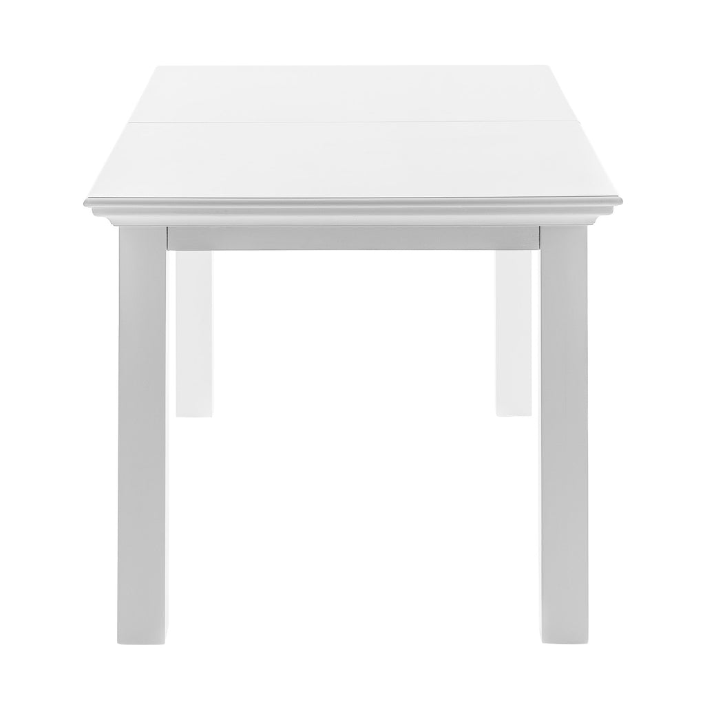 NovaSolo Halifax Dining Extension Table Dining Table, Classic White – view 5