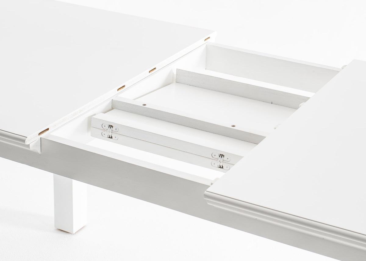 NovaSolo Halifax Dining Extension Table Dining Table, Classic White – view 9