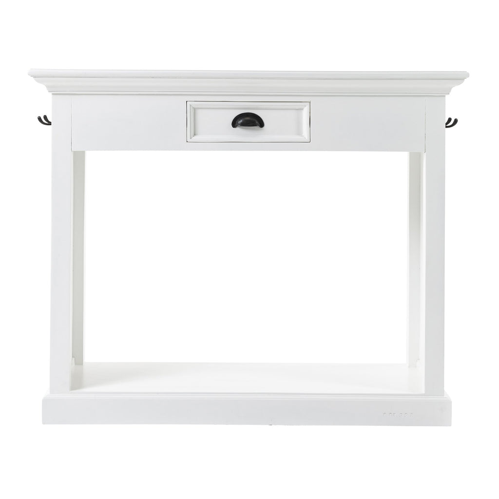 NovaSolo Halifax 3-Piece Dining Set Dining Table, Classic White