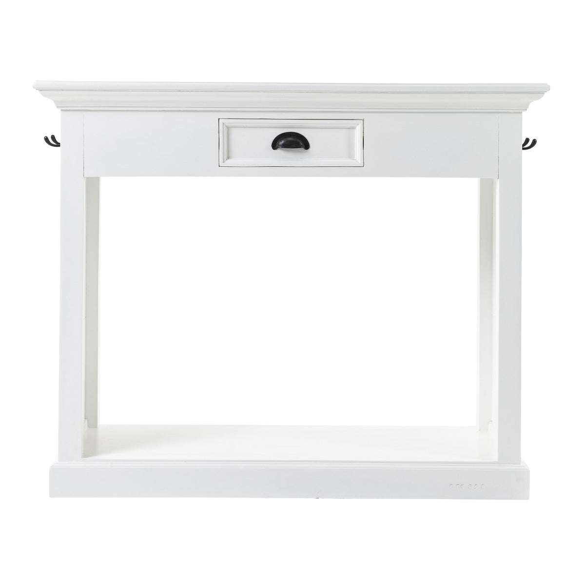 NovaSolo Halifax 3-Piece Dining Set Dining Table, Classic White