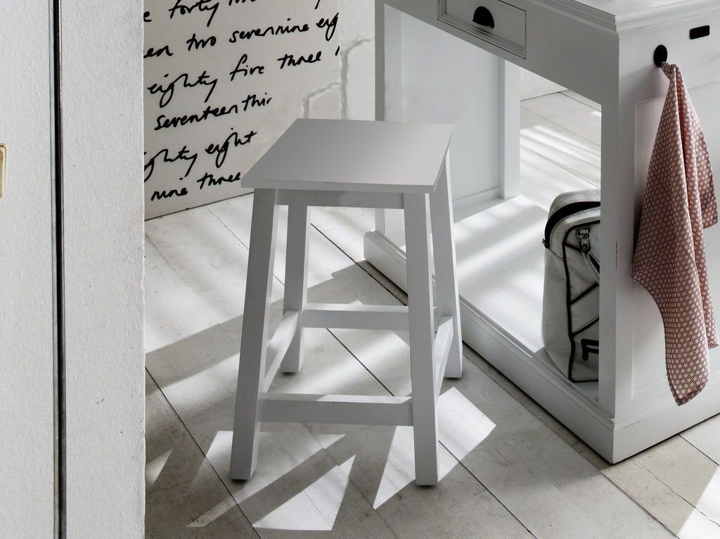 NovaSolo Halifax Stool, Classic White – view 4