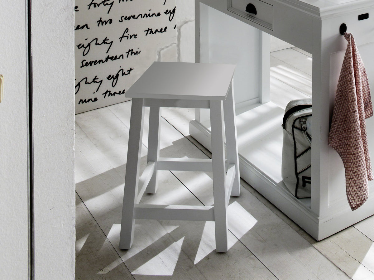 NovaSolo Halifax Stool, Classic White – view 4
