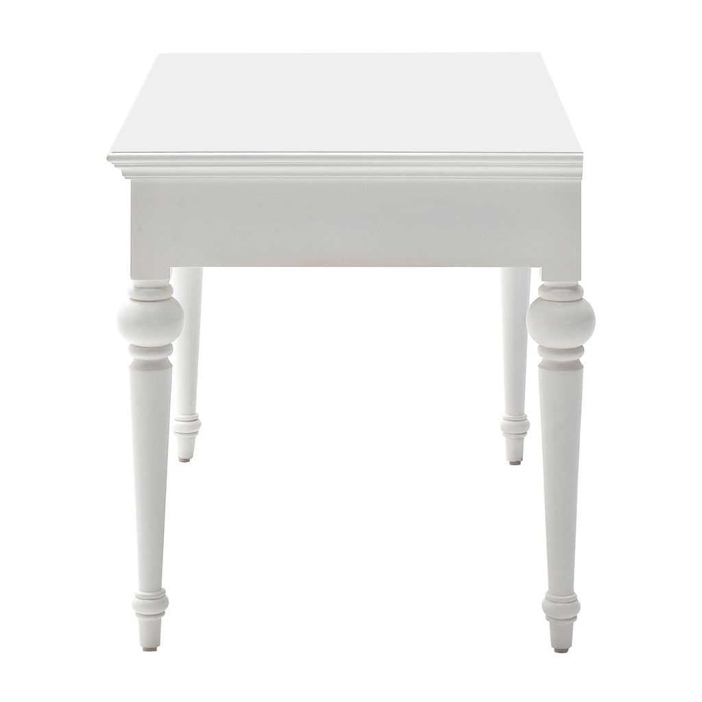 NovaSolo Provence Secretary Desk with Hutch, Classic White – view 7