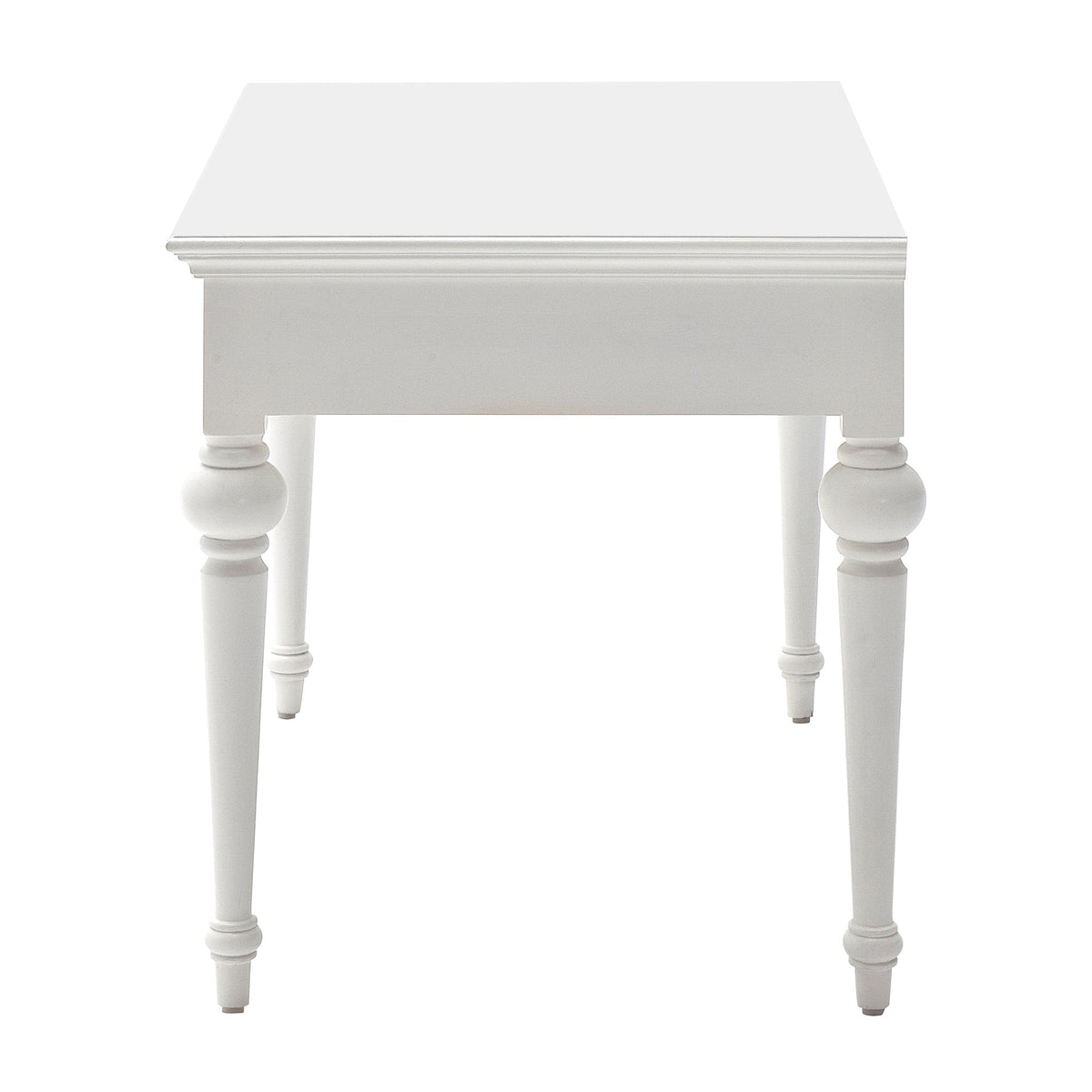NovaSolo Provence Secretary Desk with Hutch, Classic White – view 7