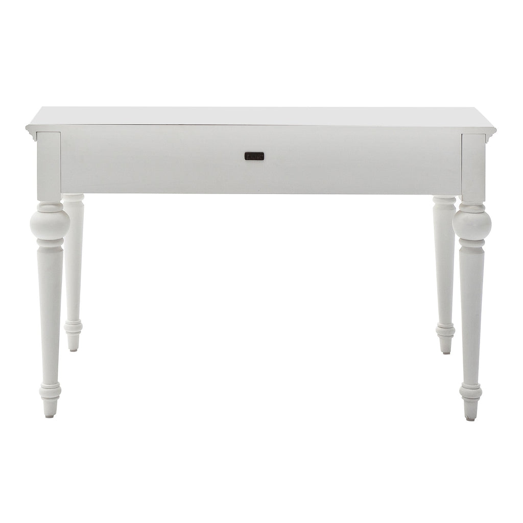 NovaSolo Provence Secretary Desk with Hutch, Classic White – view 8