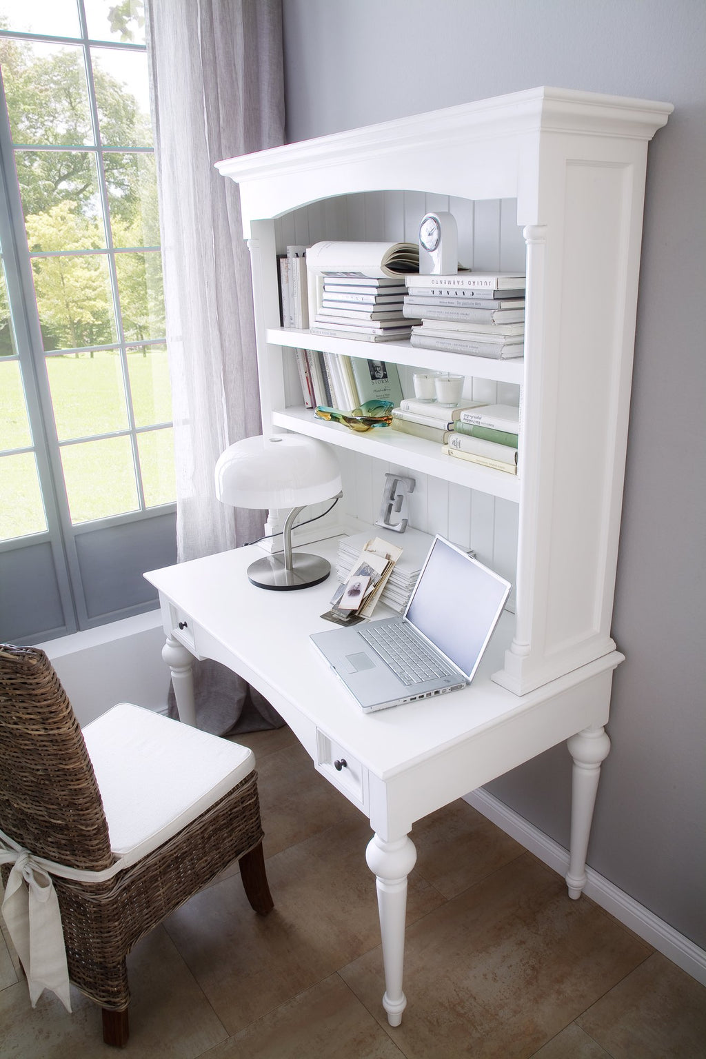 NovaSolo Provence Desk, Classic White – view 9
