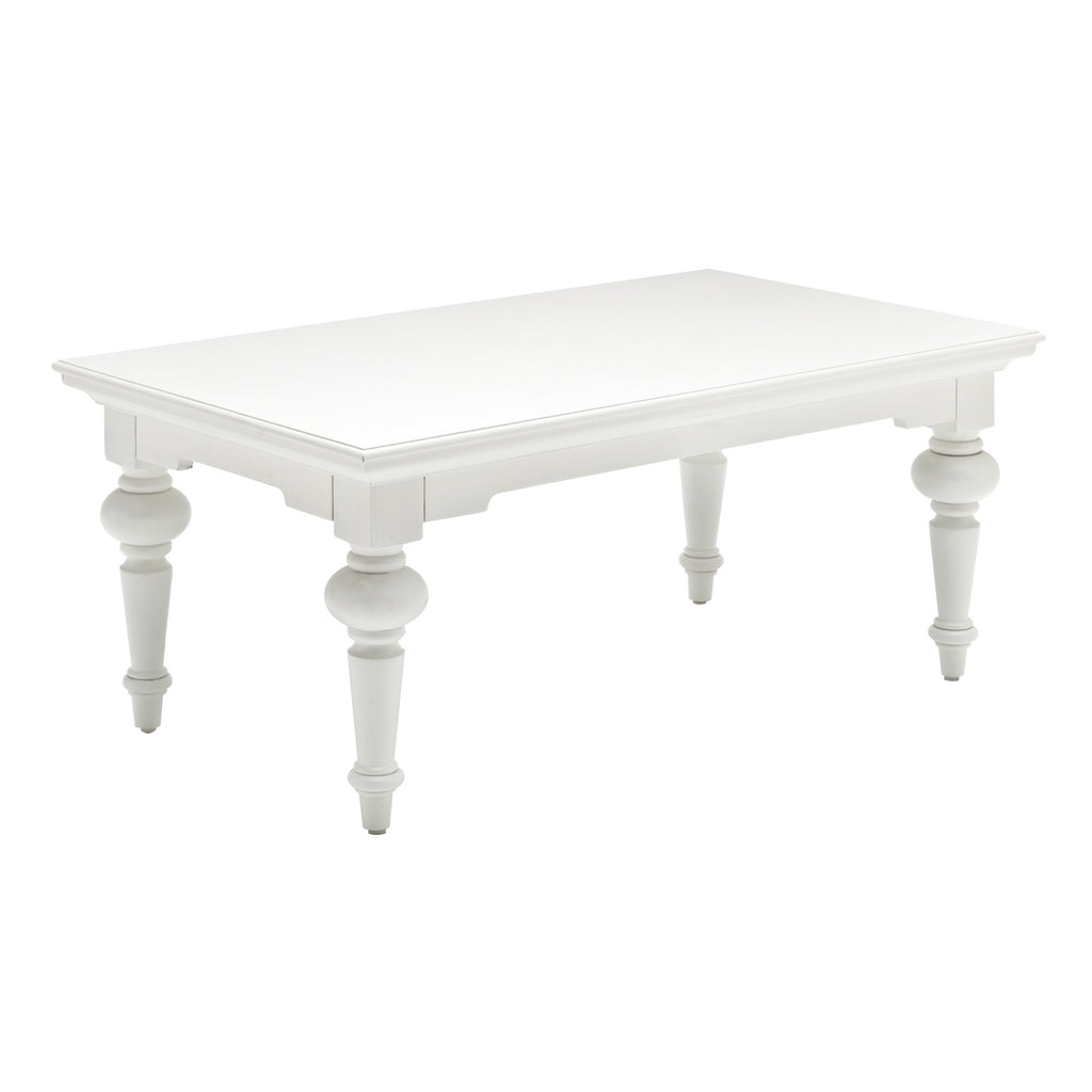 NovaSolo Provence Rectangular Coffee Table, Classic White – view 2