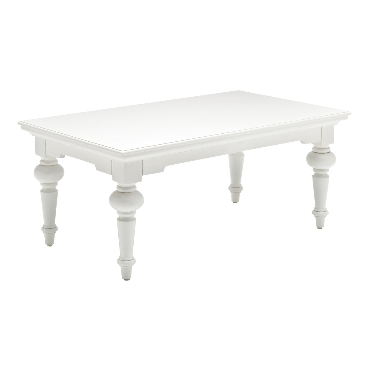 NovaSolo Provence Rectangular Coffee Table, Classic White – view 2