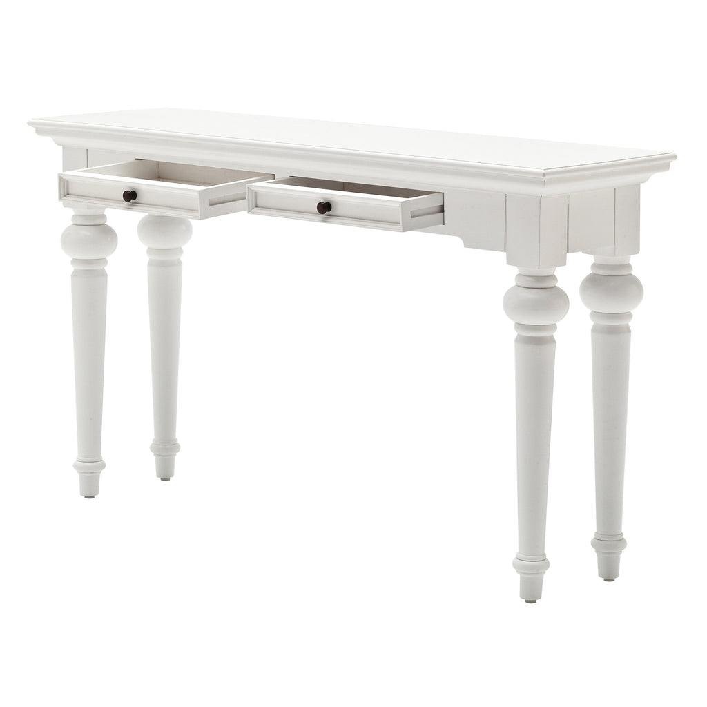 NovaSolo Provence Console Table, Classic White – view 3