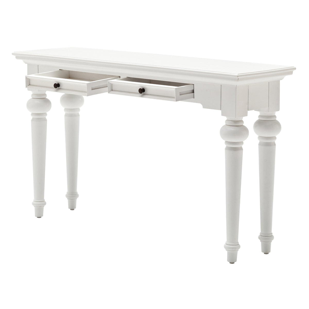 NovaSolo Provence Console Table, Classic White – view 3