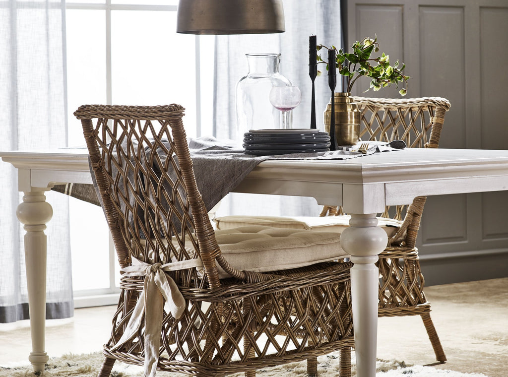 NovaSolo Provence 71" Dining Table, Classic White – view 10