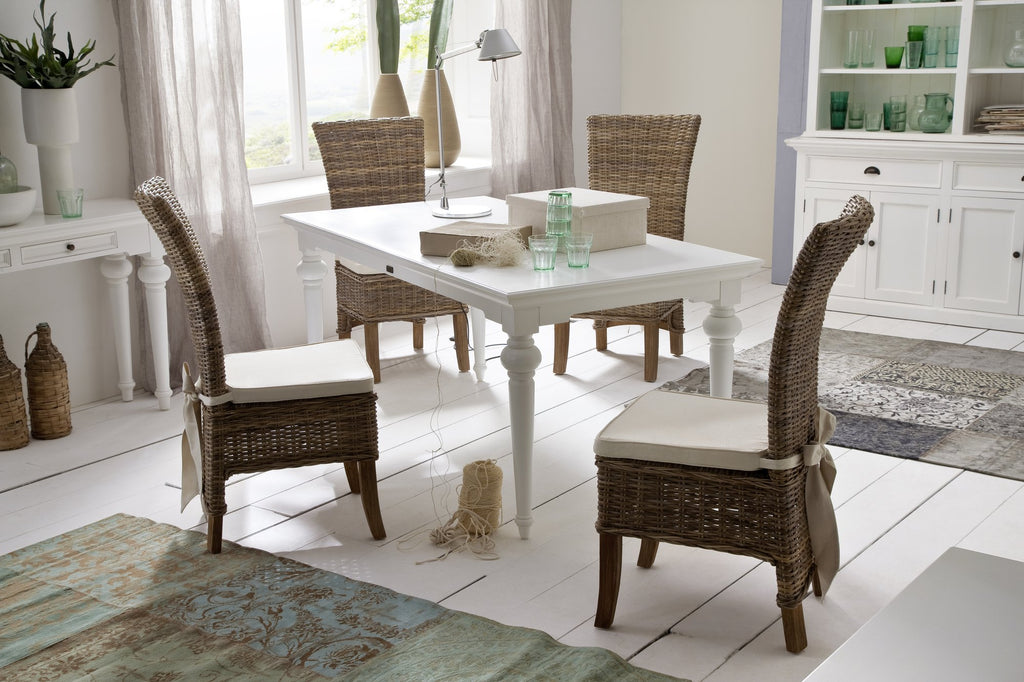 NovaSolo Provence 71" Dining Table, Classic White – view 9