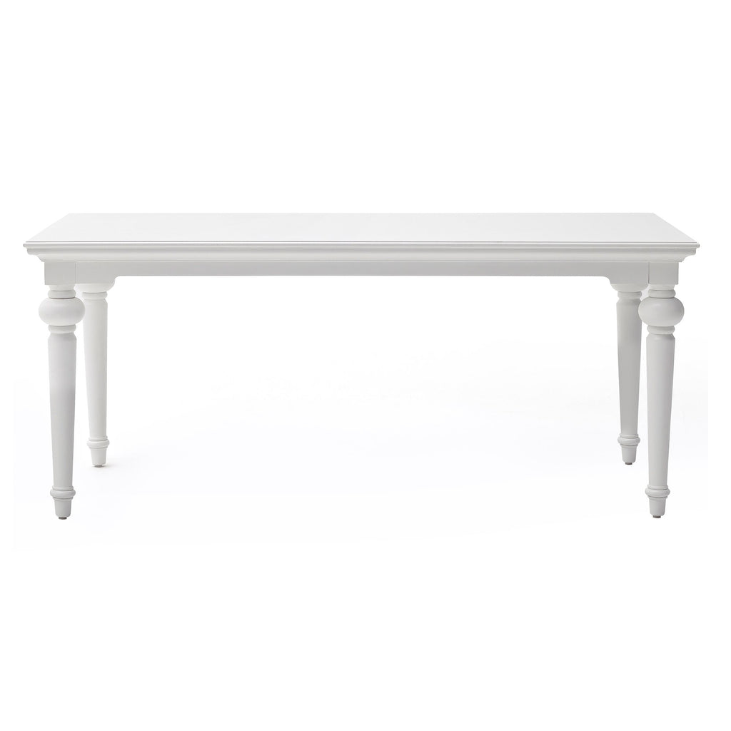NovaSolo Provence 79" Dining Table, Classic White