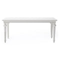 NovaSolo Provence 79" Dining Table, Classic White