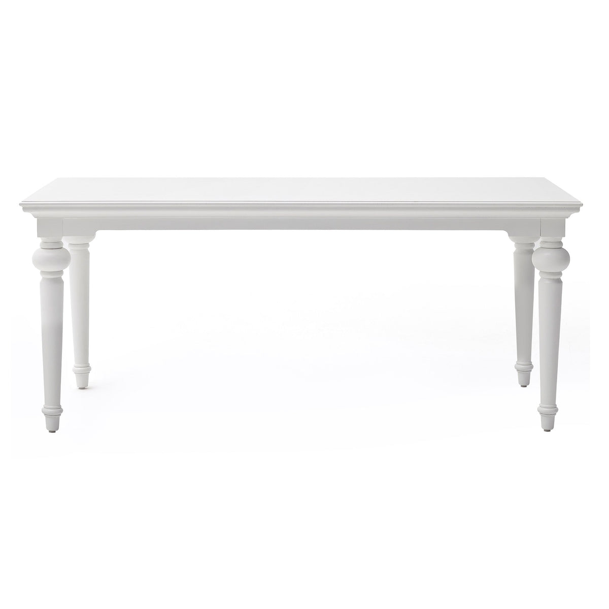 NovaSolo Provence 79" Dining Table, Classic White