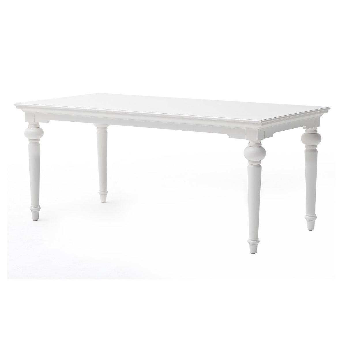 NovaSolo Provence 79" Dining Table, Classic White – view 2
