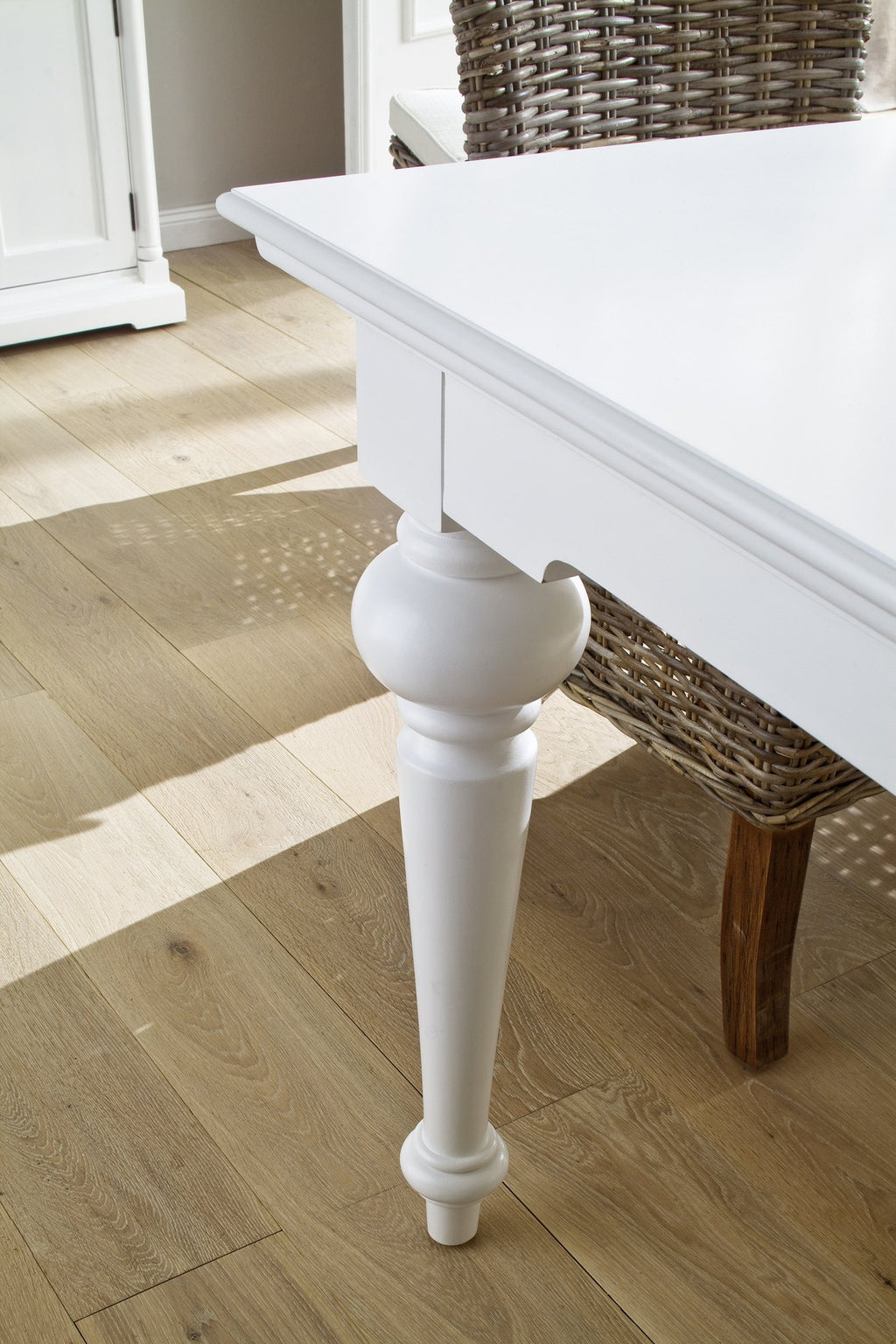 NovaSolo Provence 79" Dining Table, Classic White – view 8
