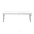 NovaSolo Provence 94" Dining Table, Classic White