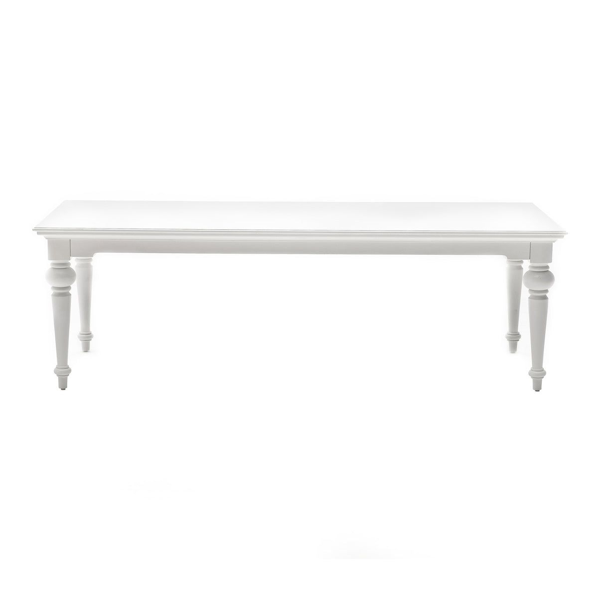 NovaSolo Provence 94" Dining Table, Classic White
