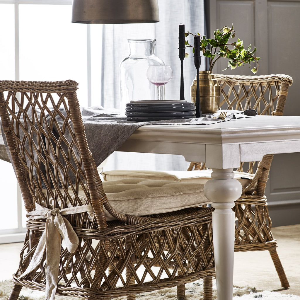 NovaSolo Provence 94" Dining Table, Classic White – view 10