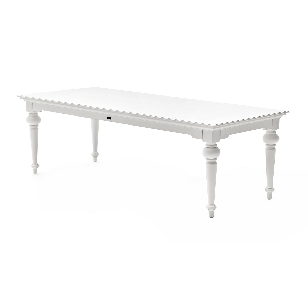 NovaSolo Provence 94" Dining Table, Classic White – view 3