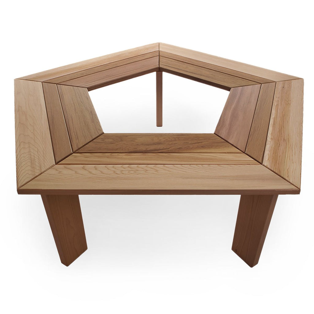 All Things Cedar 5-Sided Tree Bench – view 2