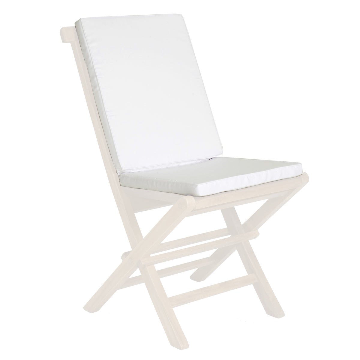 All Things Cedar White Hinged Chair Cushions – view 2