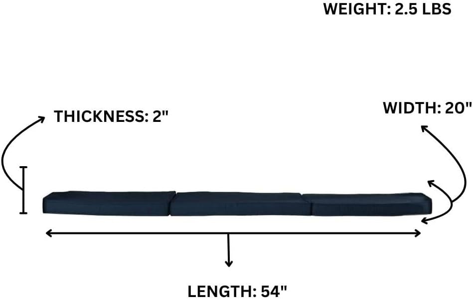 All Things Cedar Blue Teak Swing Cushions – view 4
