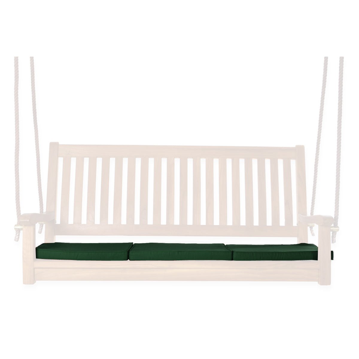 All Things Cedar Green Teak Swing Cushions – view 2