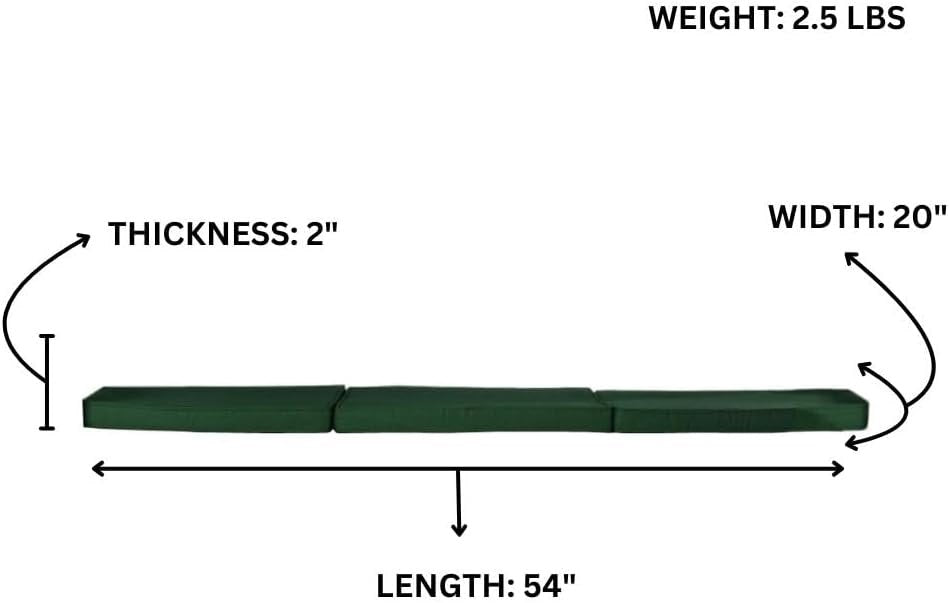 All Things Cedar Green Teak Swing Cushions – view 4