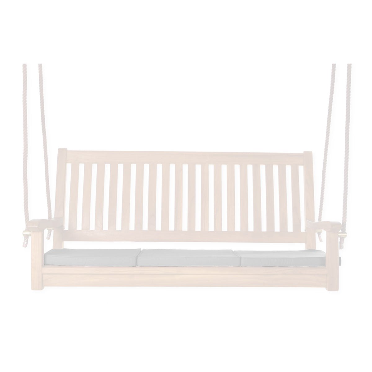 All Things Cedar White Teak Swing Cushions – view 2