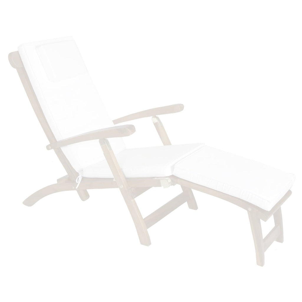 All Things Cedar White Steamer Chair Cushion – view 2