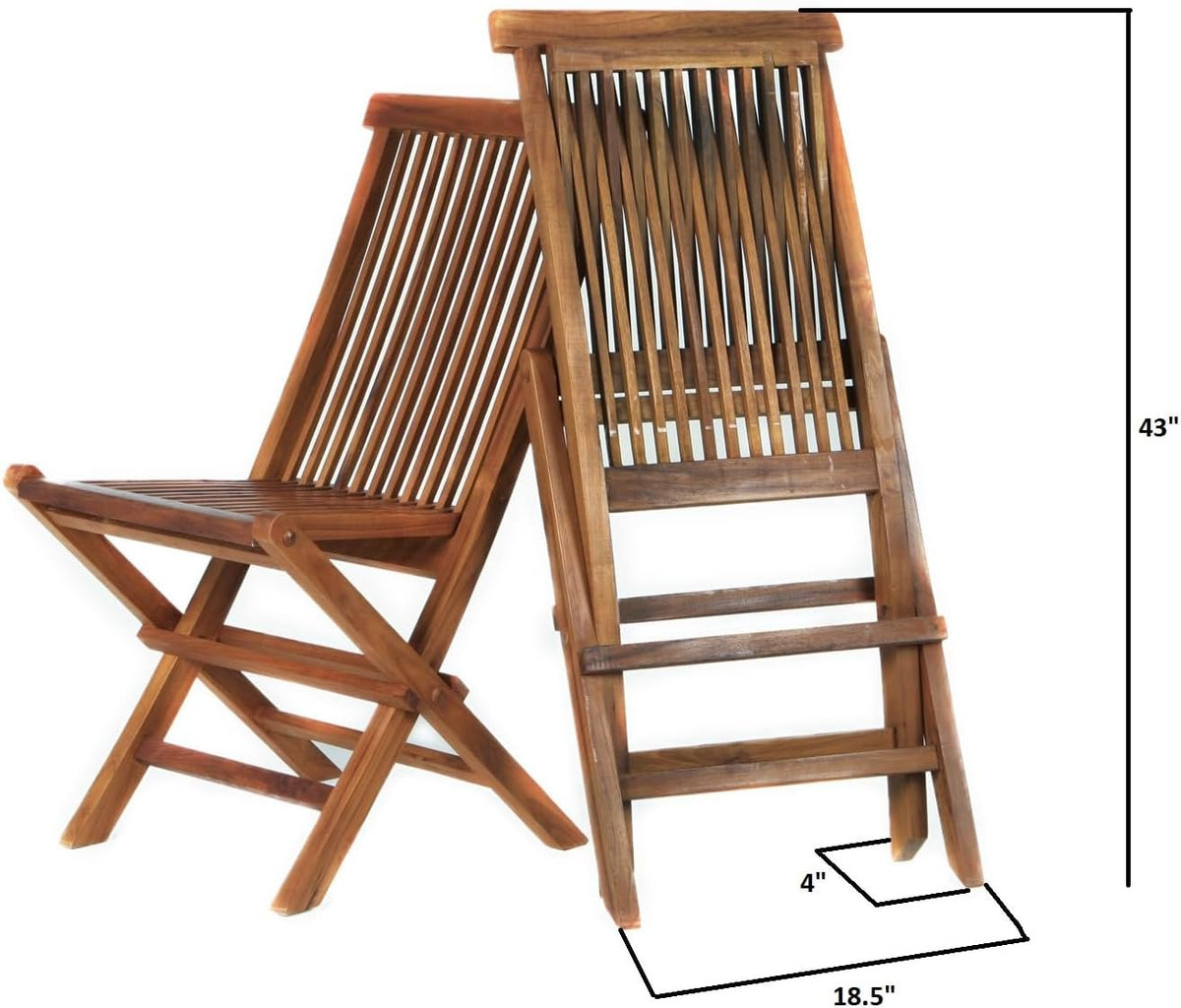 All Things Cedar Folding Chair Set – view 2