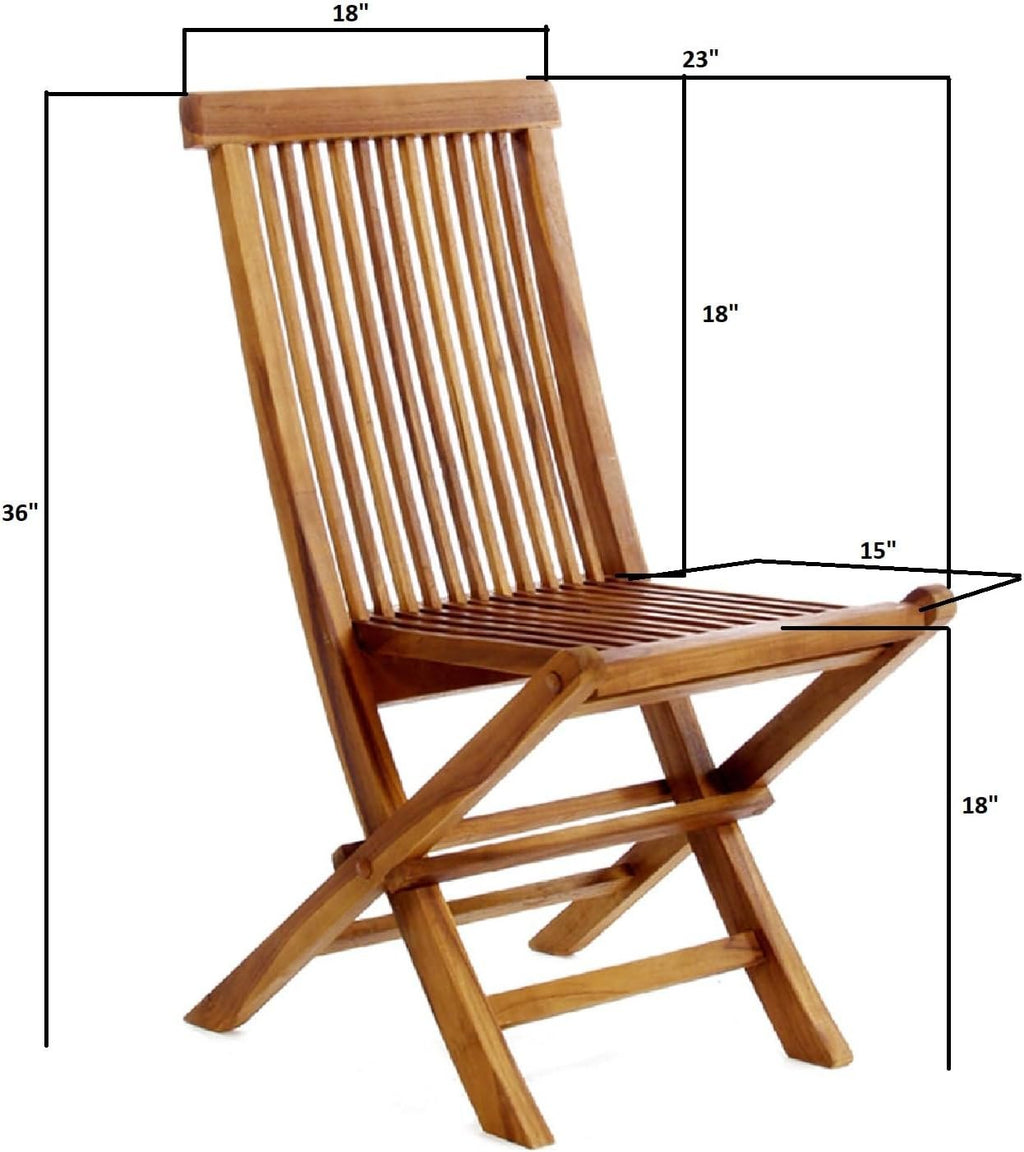 All Things Cedar Folding Chair Set – view 3