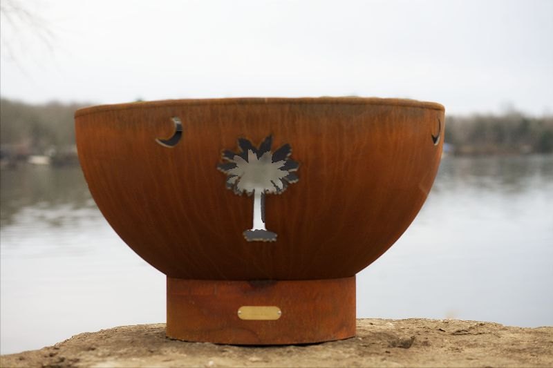 Fire Pit Art Tropical Moon Fire Pit – view 2