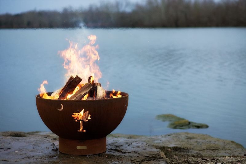 Fire Pit Art Tropical Moon Fire Pit – view 4