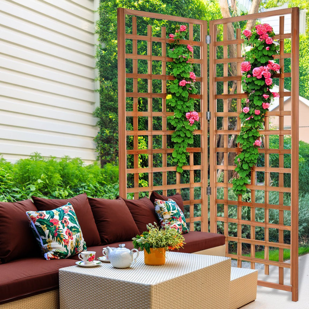 All Things Cedar 2-Panel Trellis Privacy Screen – view 2