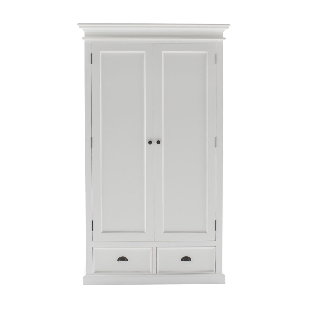 NovaSolo Halifax Wardrobe, Classic White