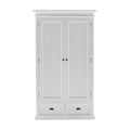 NovaSolo Halifax Wardrobe, Classic White
