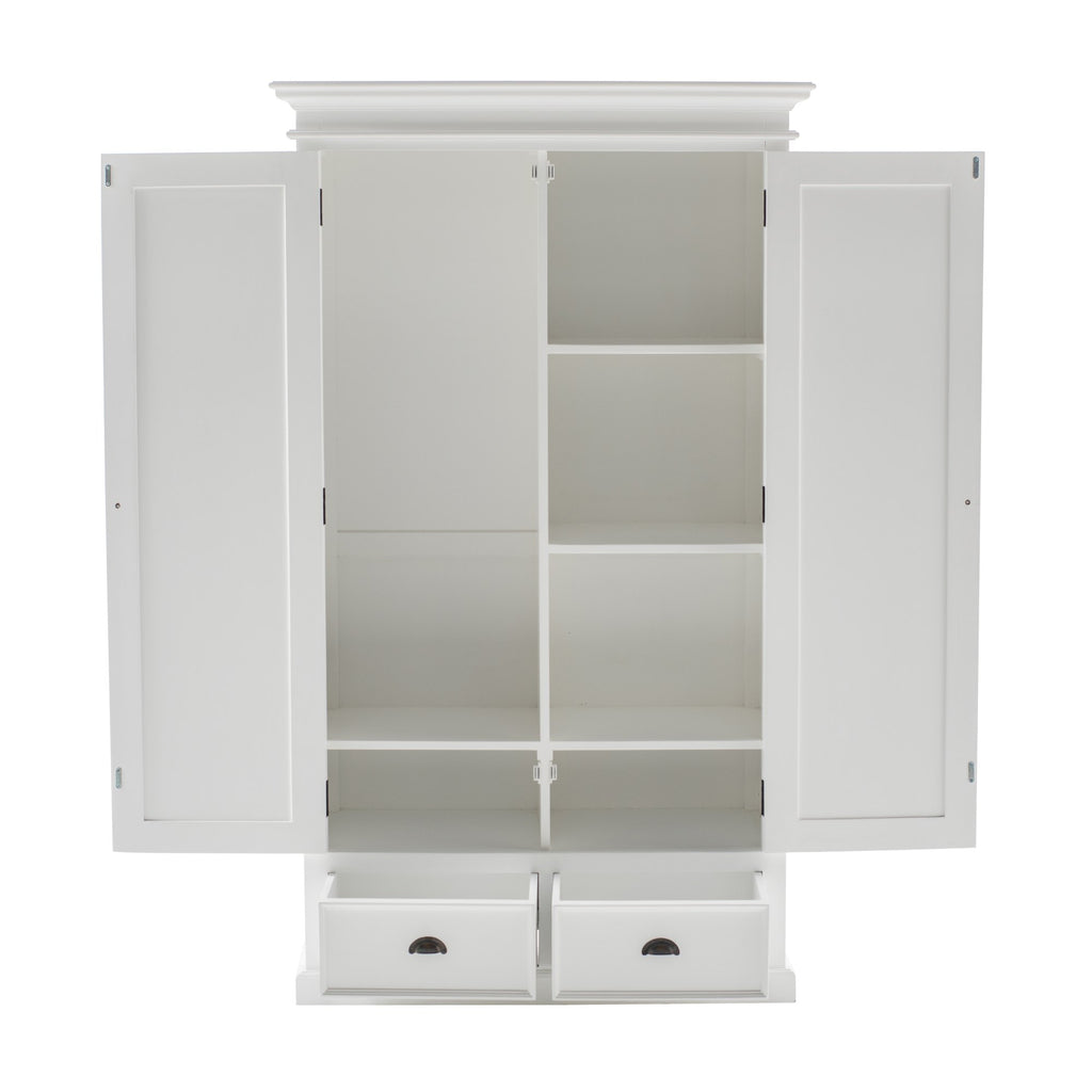 NovaSolo Halifax Wardrobe, Classic White – view 2