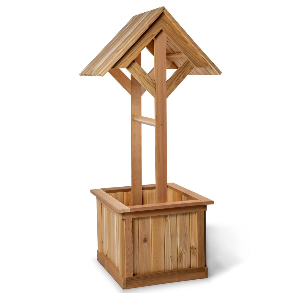 All Things Cedar 5-FT Wishing Well Planter Box